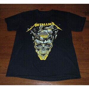 Metallica Shirt Mens Large 2023 2024 Tour Music Band Rock Concert Graphic Tee